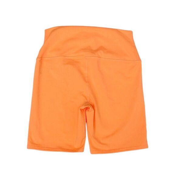 ALO Yoga Orange Bike Shorts - Picture 3 of 4